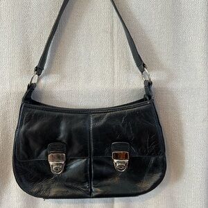 MAXX New York Black Shoulder Bag Y2K